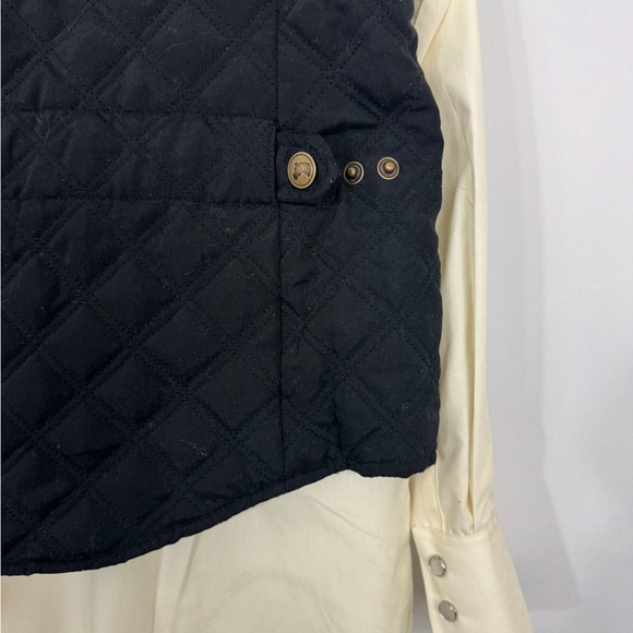 Riding Sport Equestrian Black Quilted Vest - Picture 7 of 14